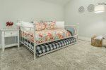 queen bed with twin trundle - 4th floor